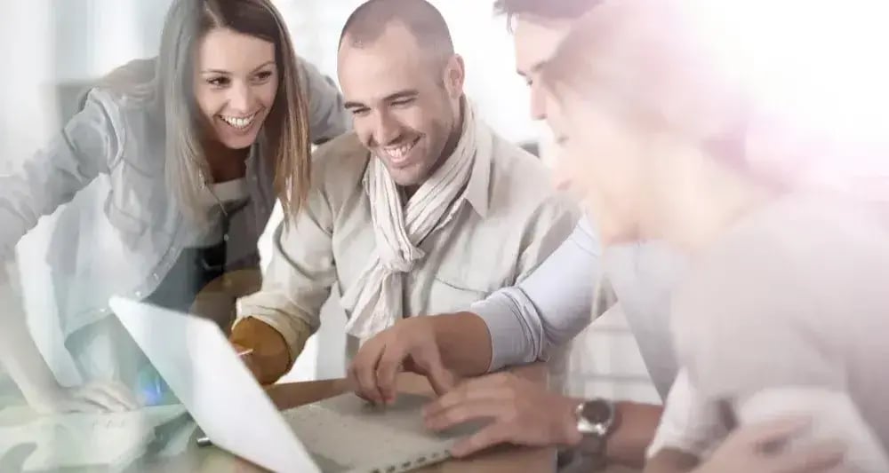 Group of young people in business meeting-1