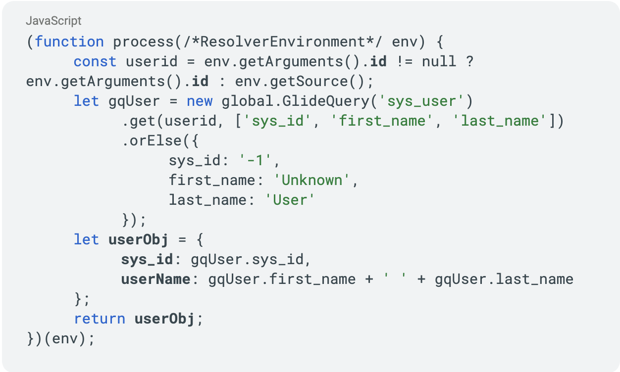 GraphQL in ServiceNow