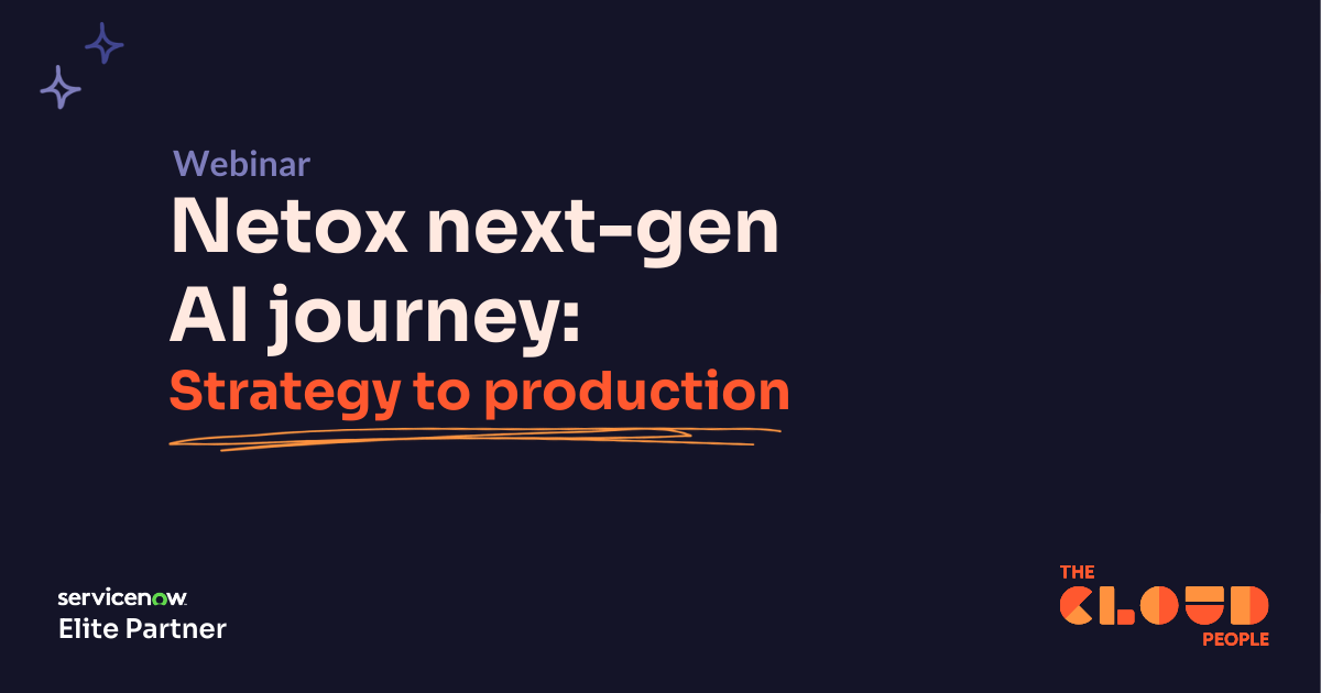 Netox next-gen AI journey: strategy to production