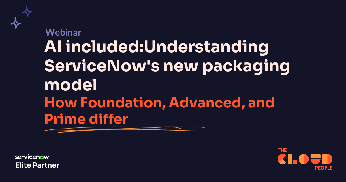AI included: Understanding ServiceNow's new packaging model